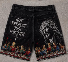 short Jeans - Black