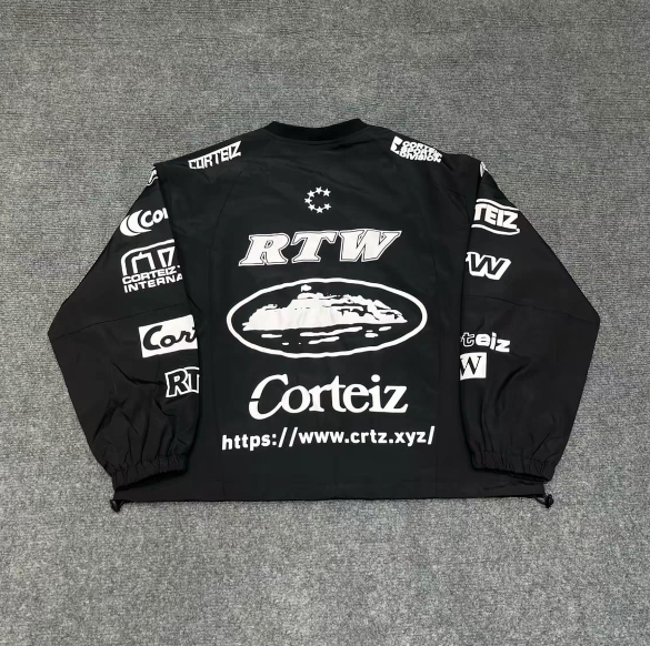 Allover Logo Print Track Jacket