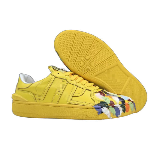 Paint-Splatter Low-Top Sneaker