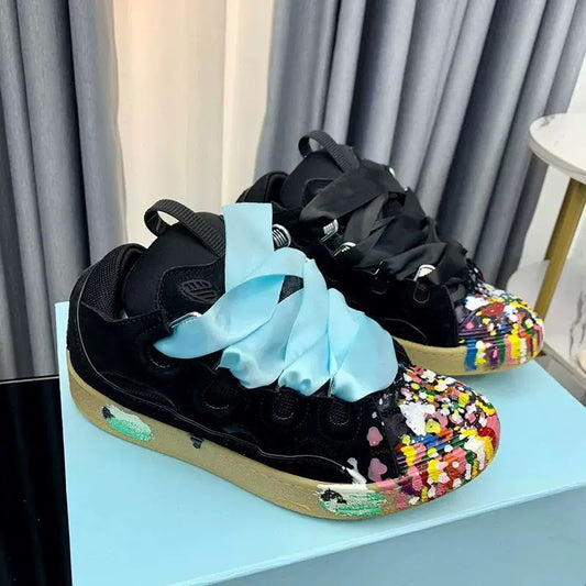 Two-Tone Chunky Sneaker