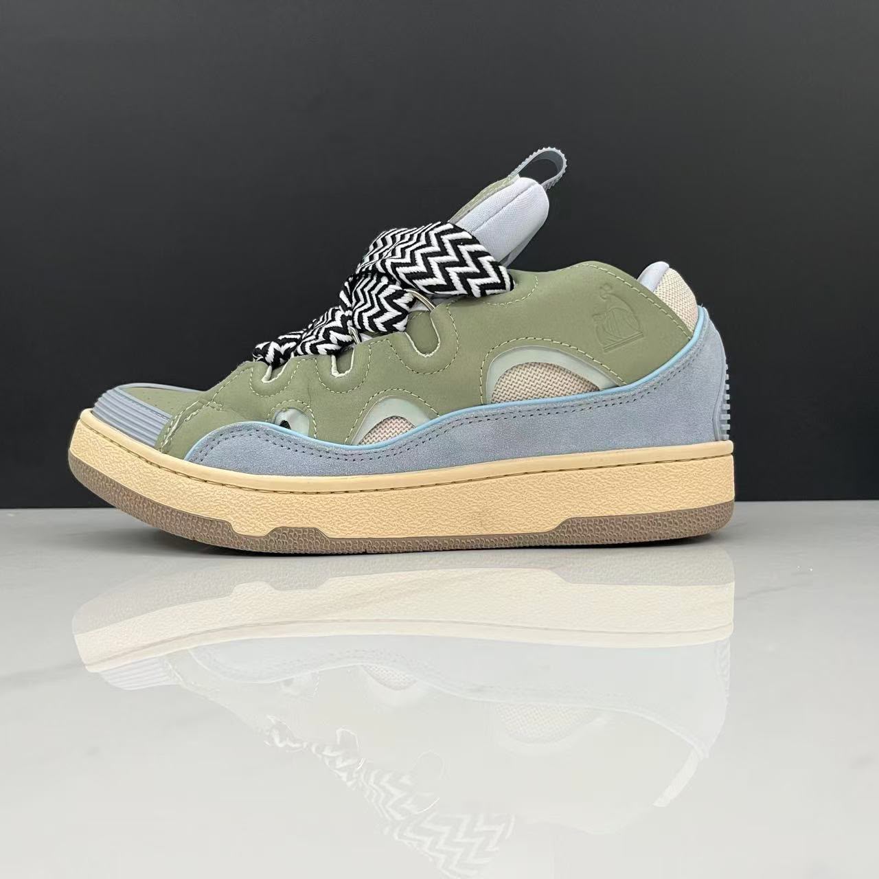 Two-Tone Chunky Sneaker