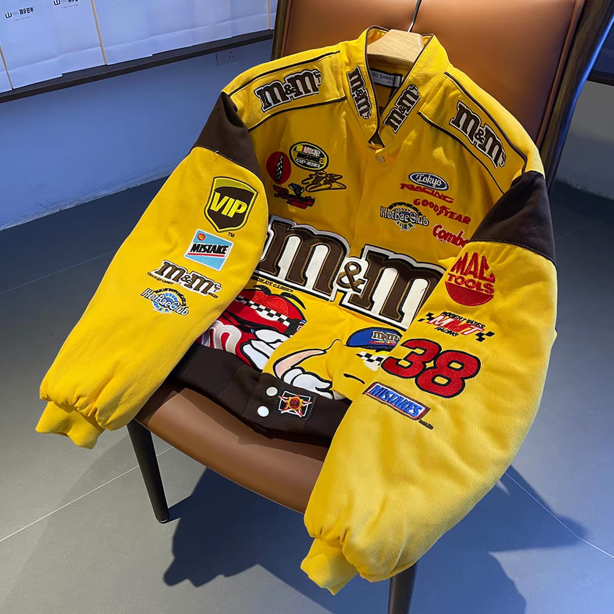 Racing Patch Bomber Jacket