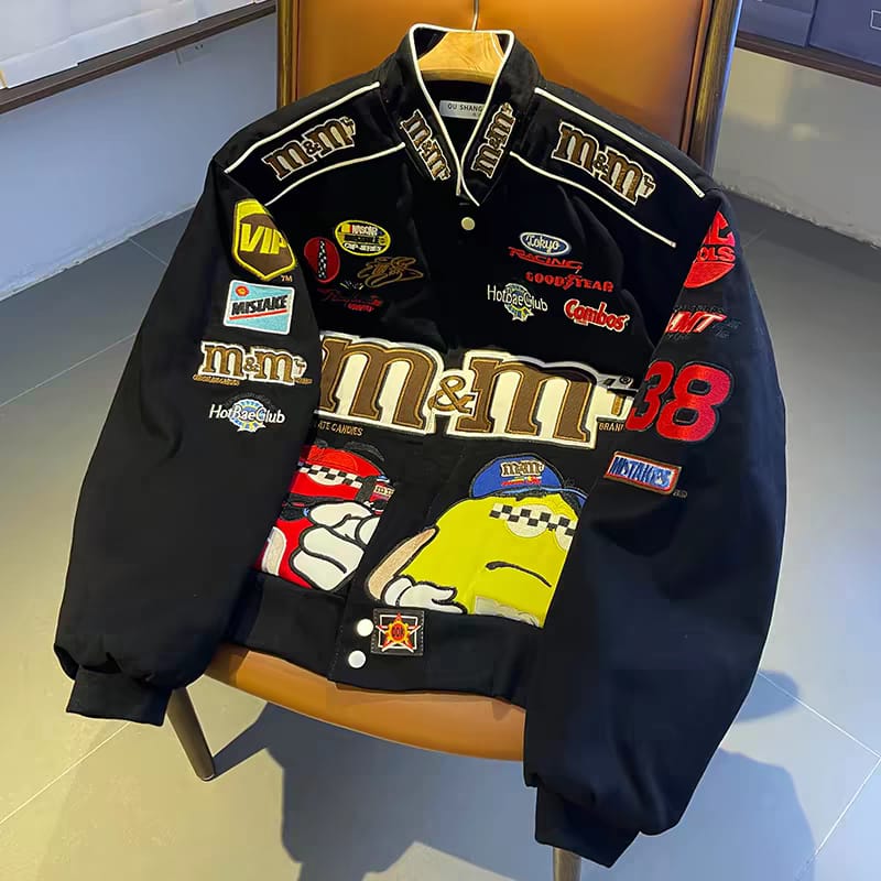 Racing Patch Bomber Jacket
