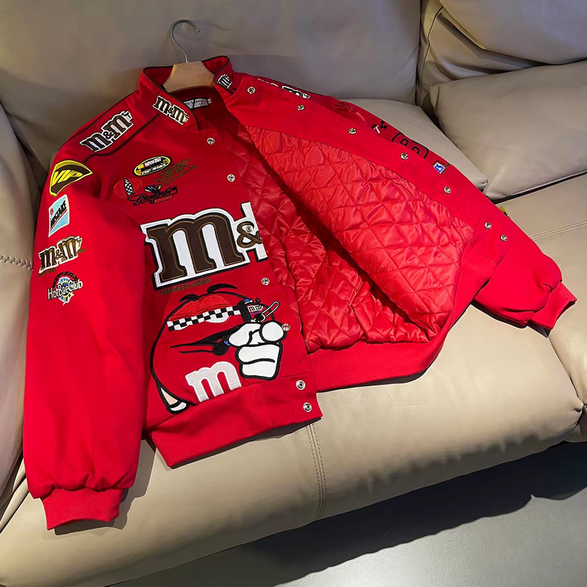 Racing Patch Bomber Jacket