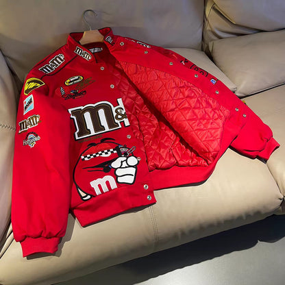Racing Patch Bomber Jacket