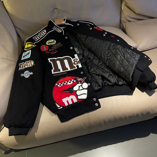 Racing Patch Bomber Jacket