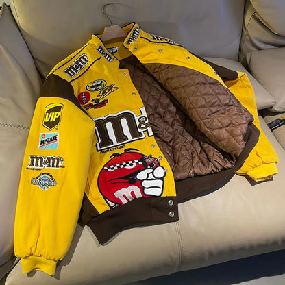 Racing Patch Bomber Jacket