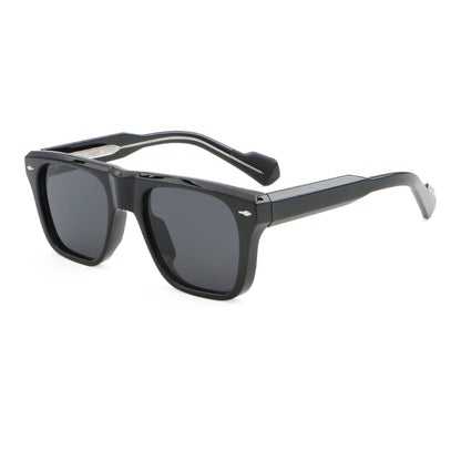 Square-Frame Tinted Sunglasses