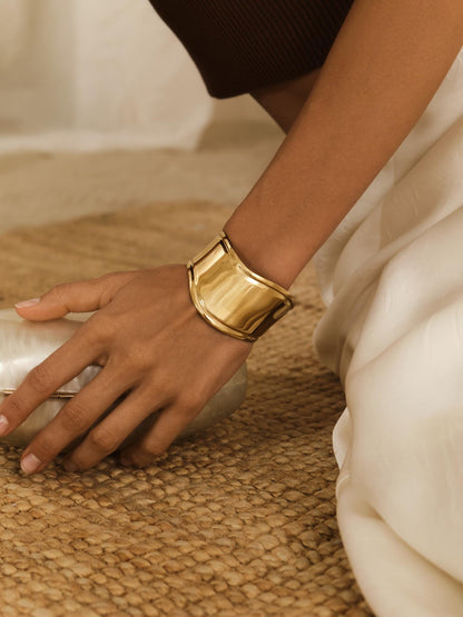 Golden Statement Cuff