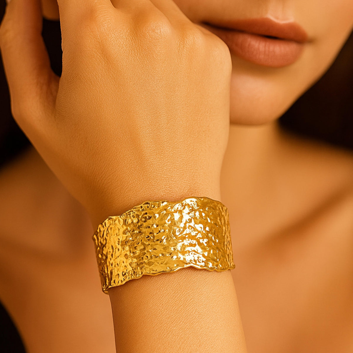 Golden Statement Cuff