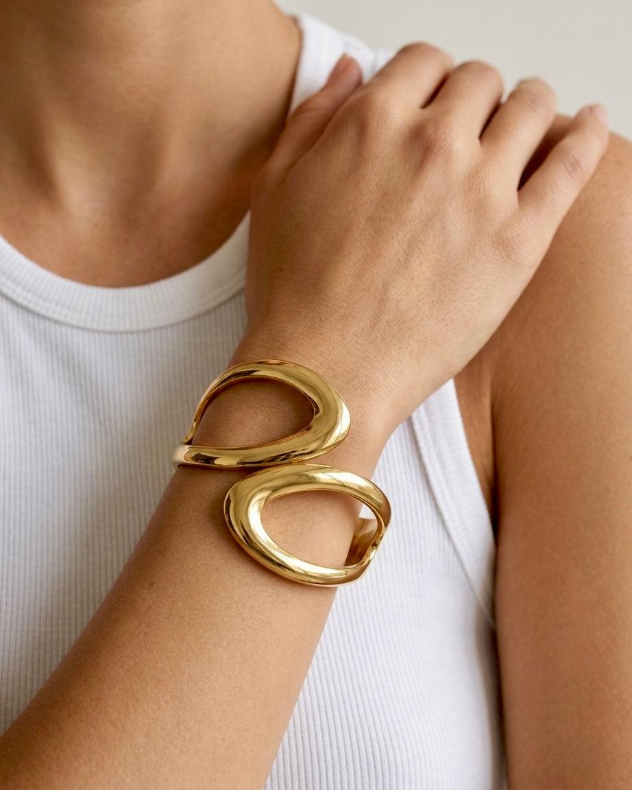 Golden Statement Cuff