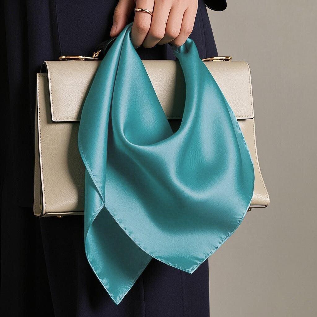 Printed Satin-Feel Scarf