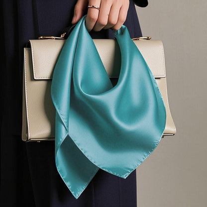 Printed Satin-Feel Scarf