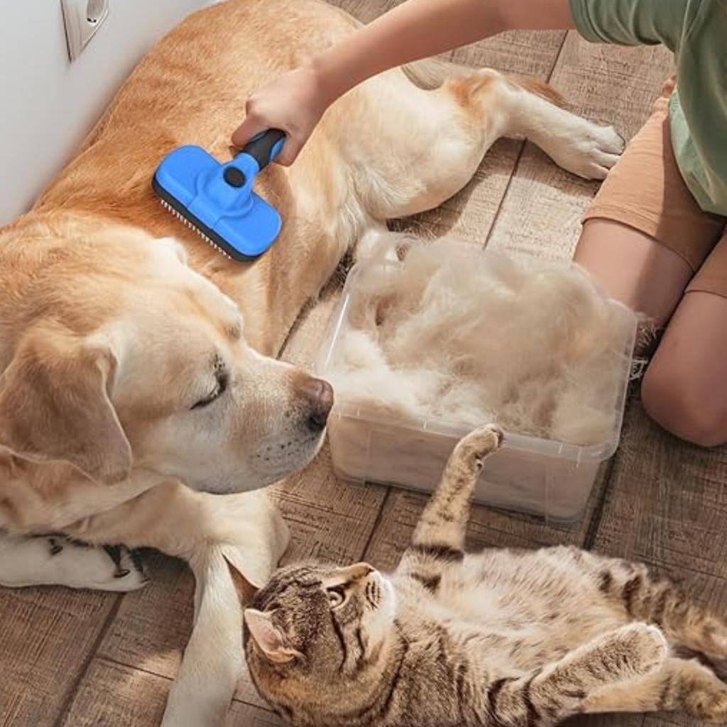 Self-Cleaning Pet Grooming Brush