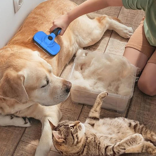 Self-Cleaning Pet Grooming Brush