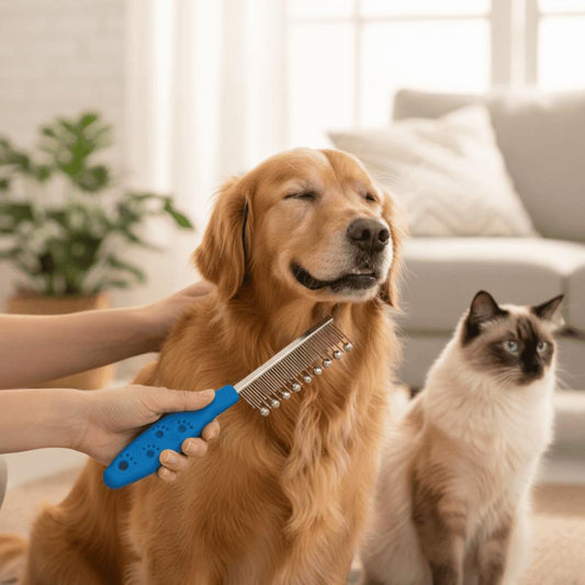 Self-Cleaning Pet Grooming Brush