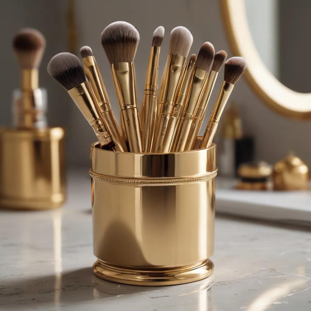Elegant Makeup Brush Holder