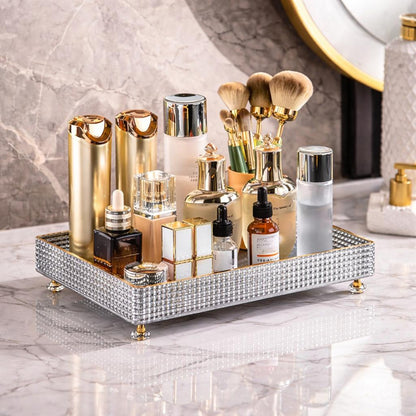 Elegant Makeup Display Tray