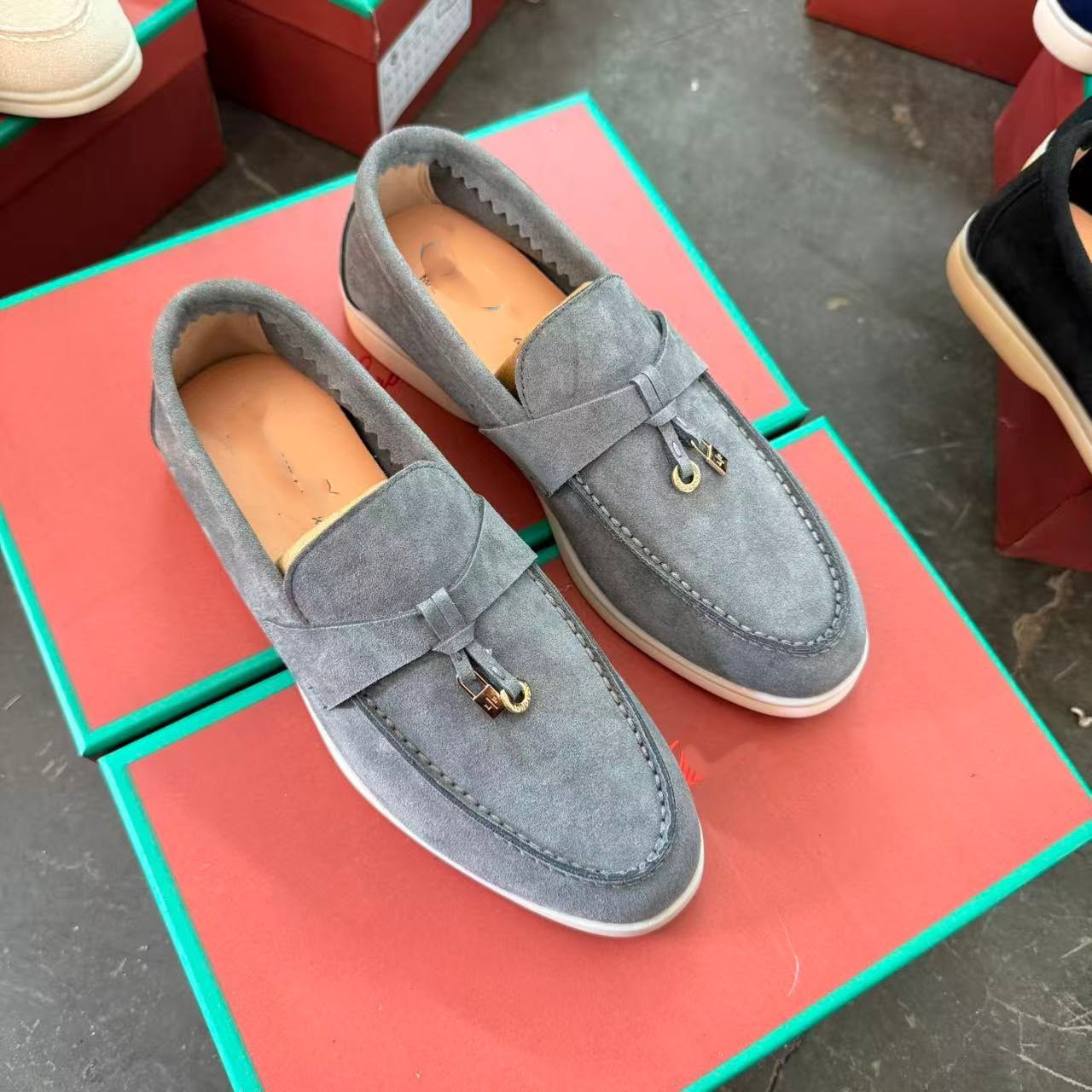 Suede Loafers