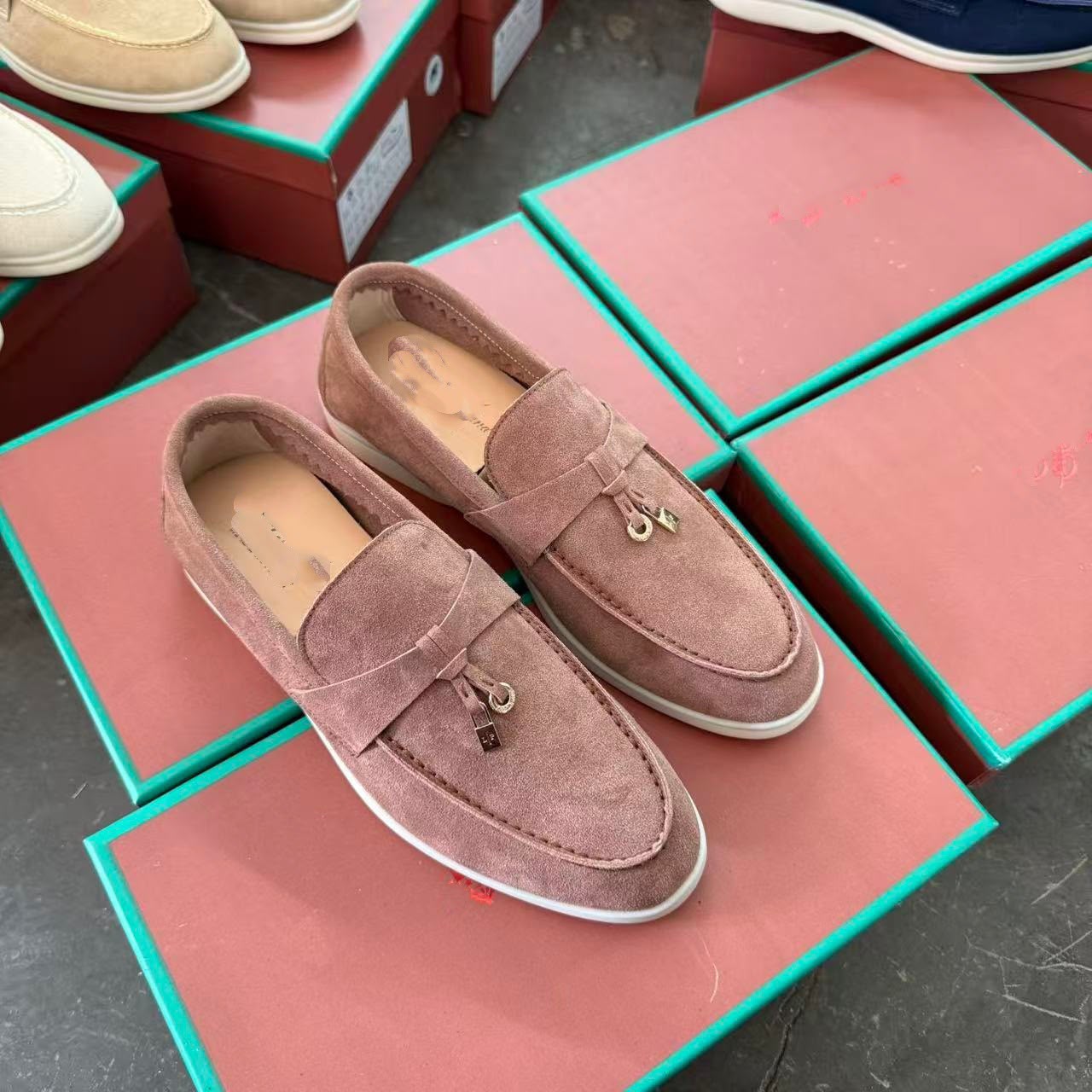 Suede Loafers