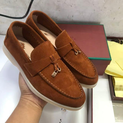 Suede Loafers