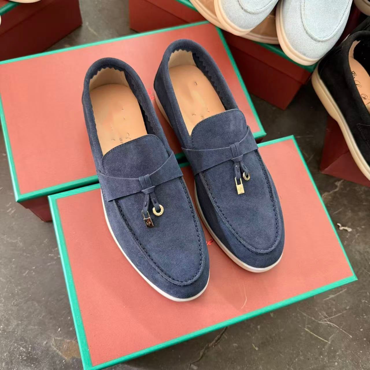 Suede Loafers