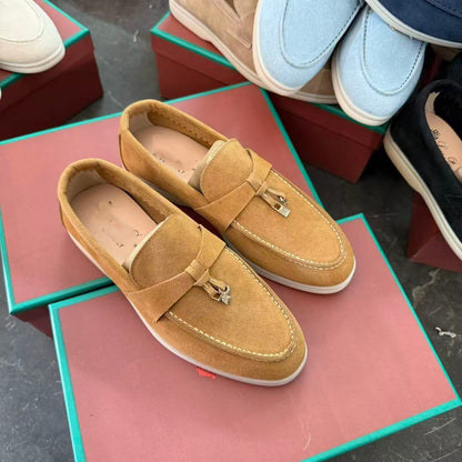 Suede Loafers