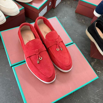 Suede Loafers
