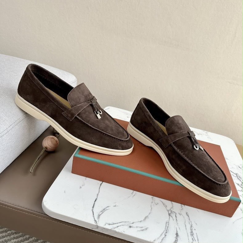 Suede Loafers