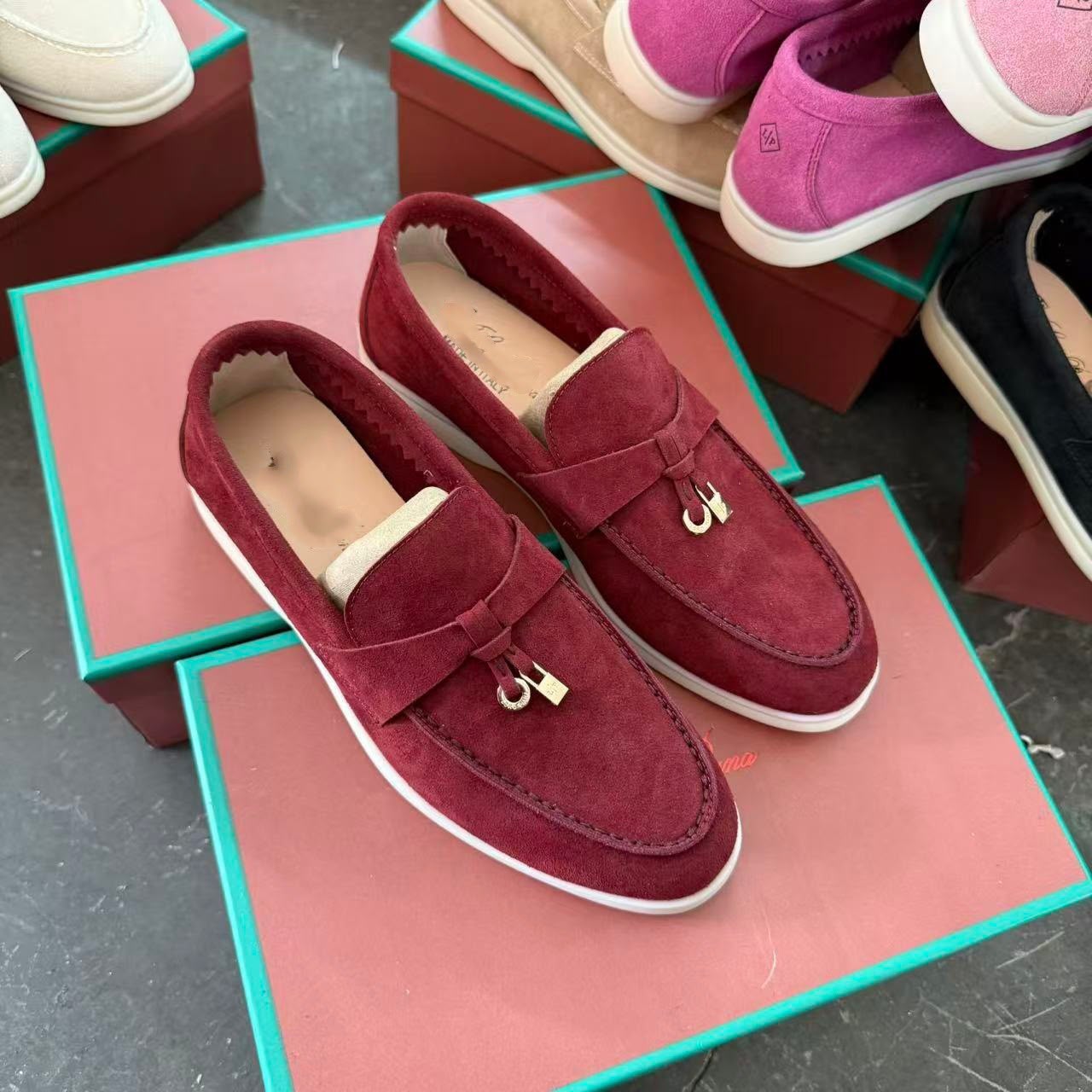 Suede Loafers