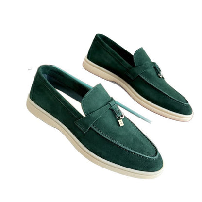 Suede Loafers