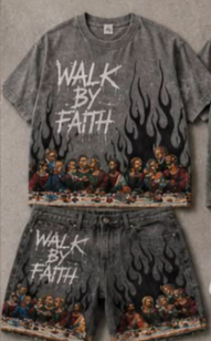 Track Suit - WALK BY FAITH Gray