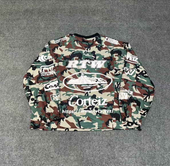 Allover Logo Print Track Jacket