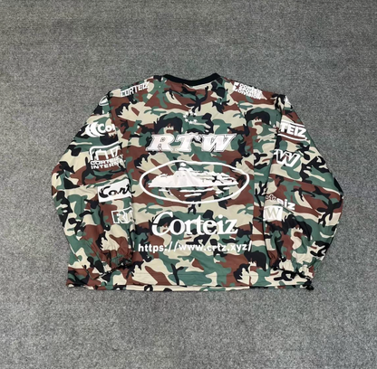 Allover Logo Print Track Jacket
