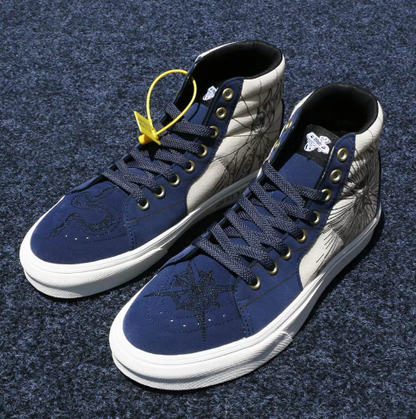 Graphic Print High-Top Sneaker