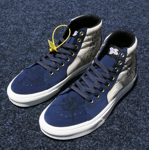 Graphic Print High-Top Sneaker
