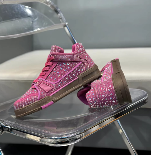 Crystal-Embellished Low-Top Sneaker