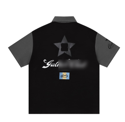 Colorblock Crest Polo
