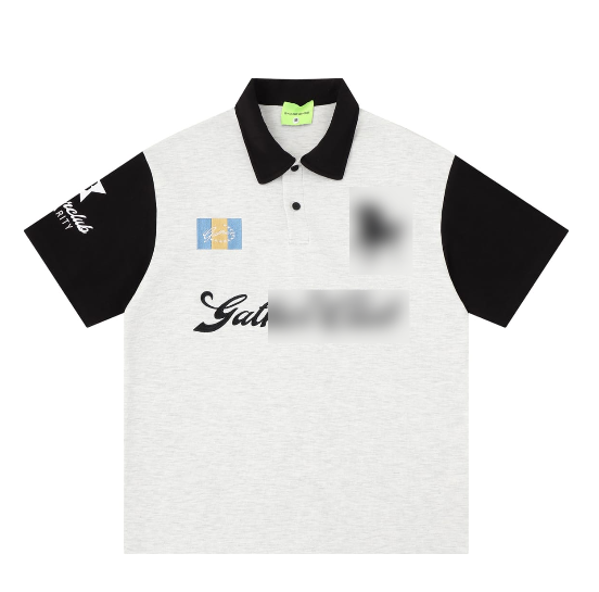 Colorblock Crest Polo