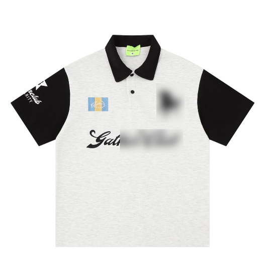 Colorblock Crest Polo